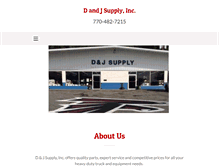 Tablet Screenshot of dandjsupply.com